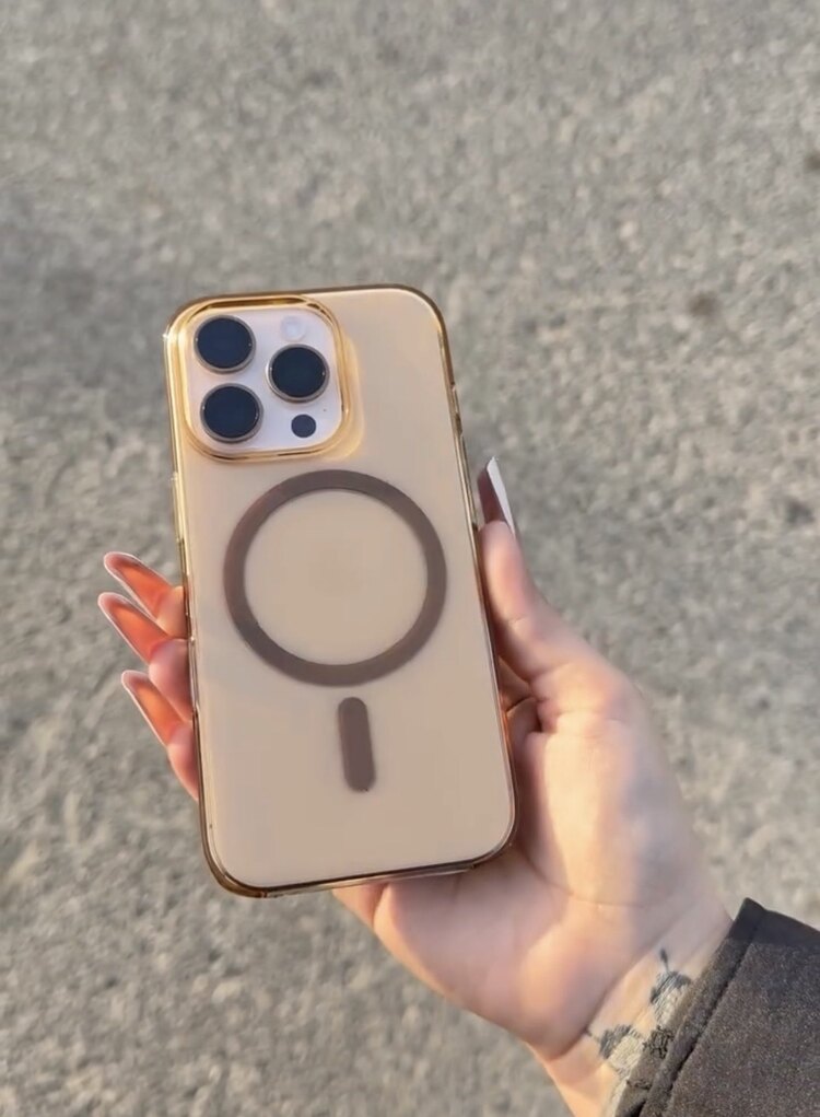 İPhone Animasyon Özellikli Slim Kılıf-Çöl Titanyum
