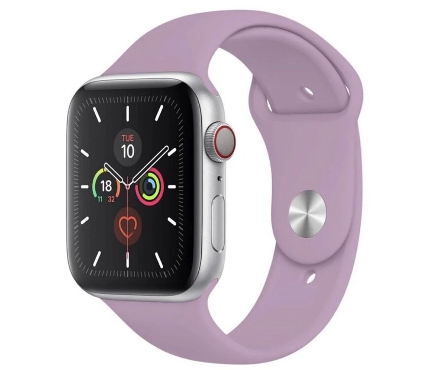 Apple Watch Silicon Kordon - Eflatun