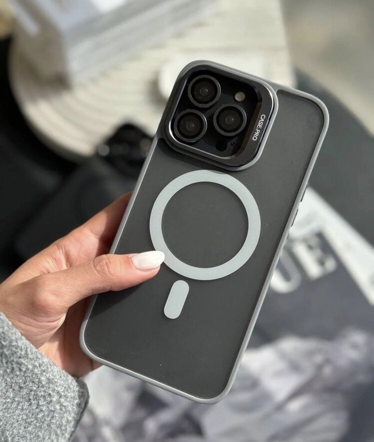 İPhone Case Pro Standlı Kılıf -Naturel Titanyum