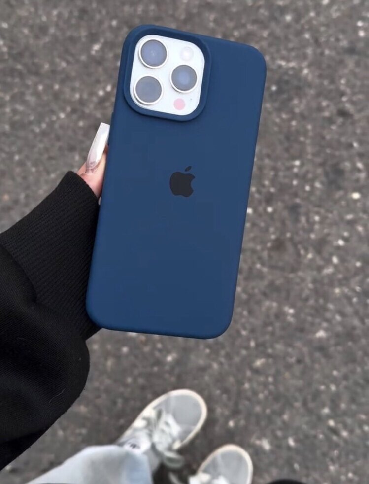 İPhone Lansman Kılıf-Blue Titanyum