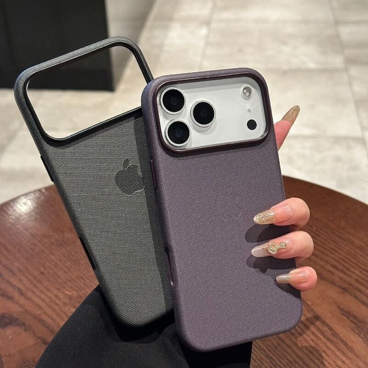 iPhone TechWoven Dokuma Case Derin Mor