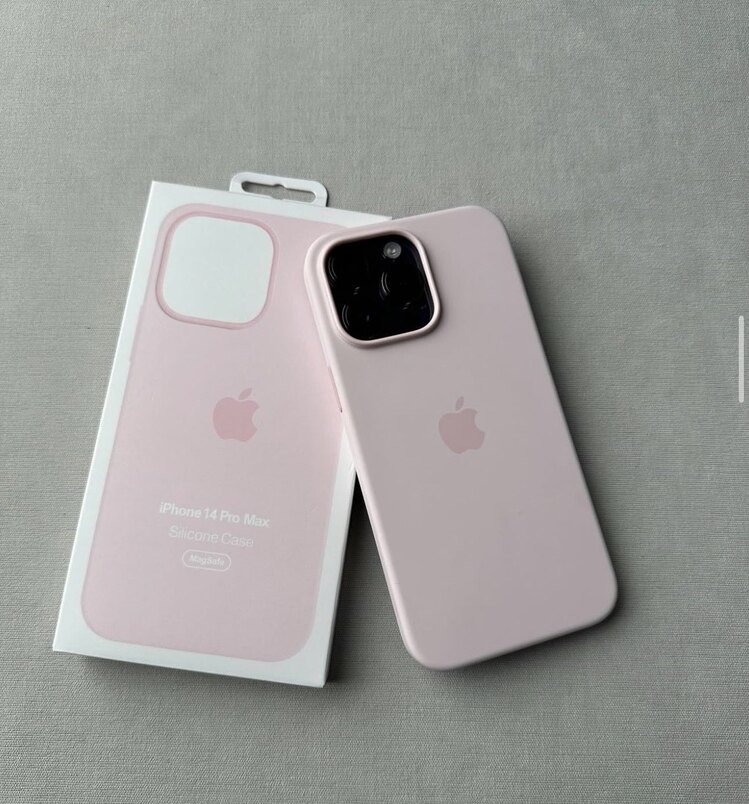 İPhone MagSafe Özellikli Slicon Kılıf-Toz Pembe