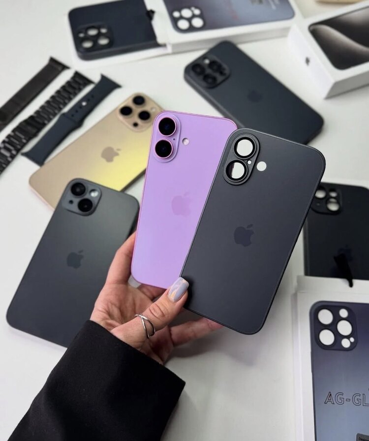 iPhone Ag-Glass Case-Graphite Black