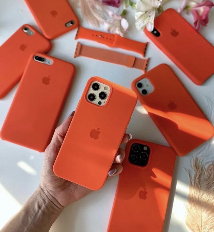 İPhone Lansman Kılıf-Turuncu