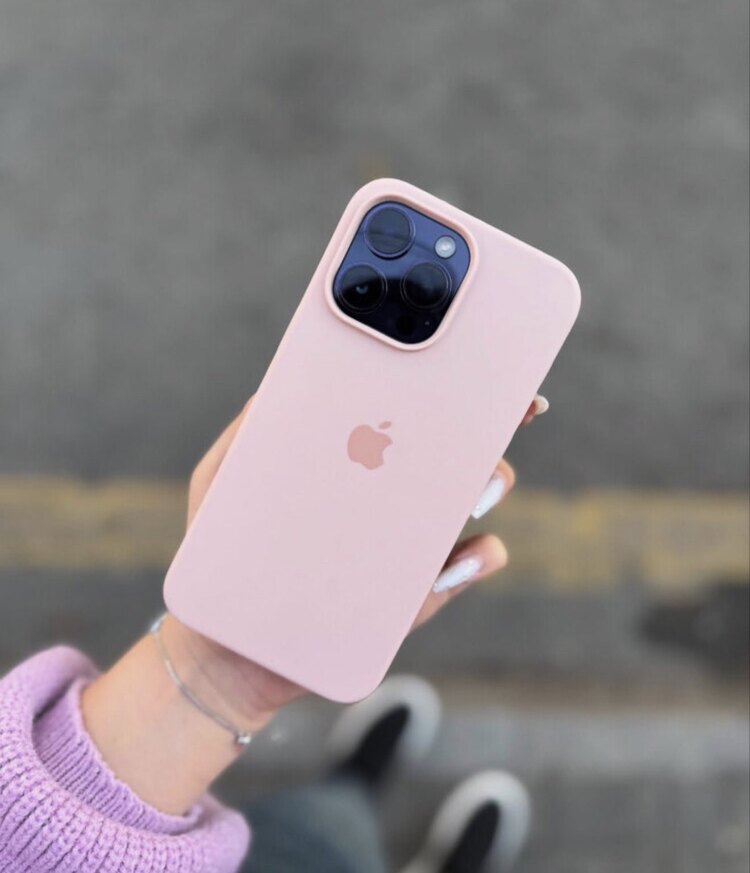 İPhone Lansman Kılıf-Toz Pembe