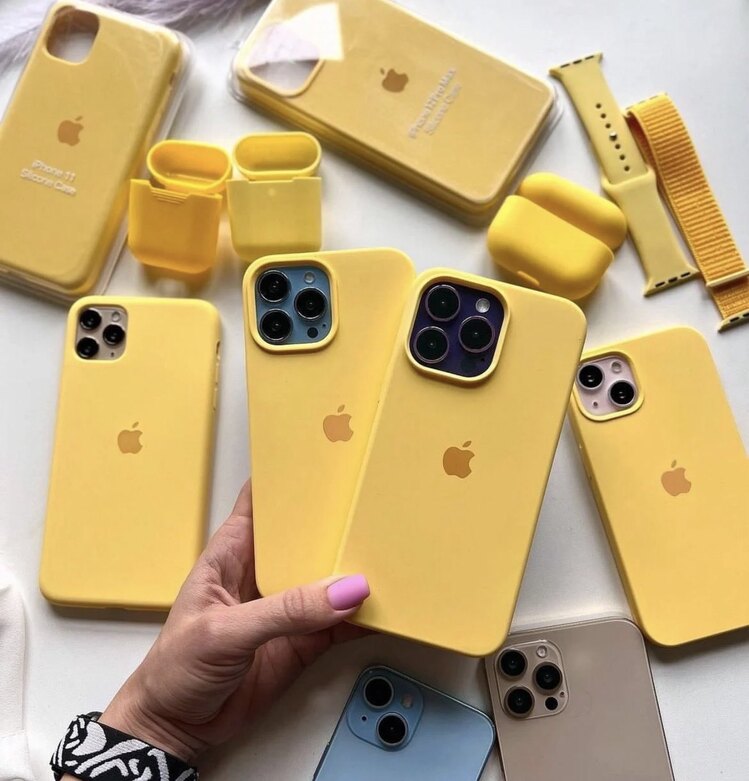 İPhone Lansman Kılıf-Sarı