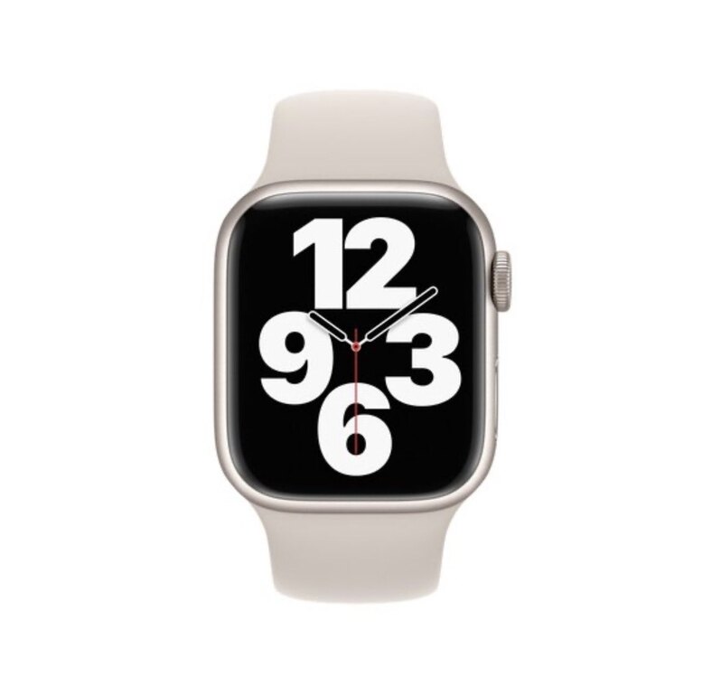 Apple Watch Silicon Kordon - Yıldız Işığı