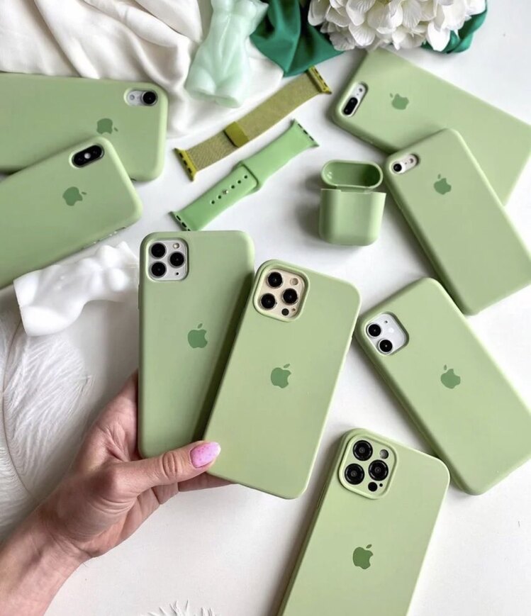İPhone Lansman Kılıf-Fıstık Yeşili