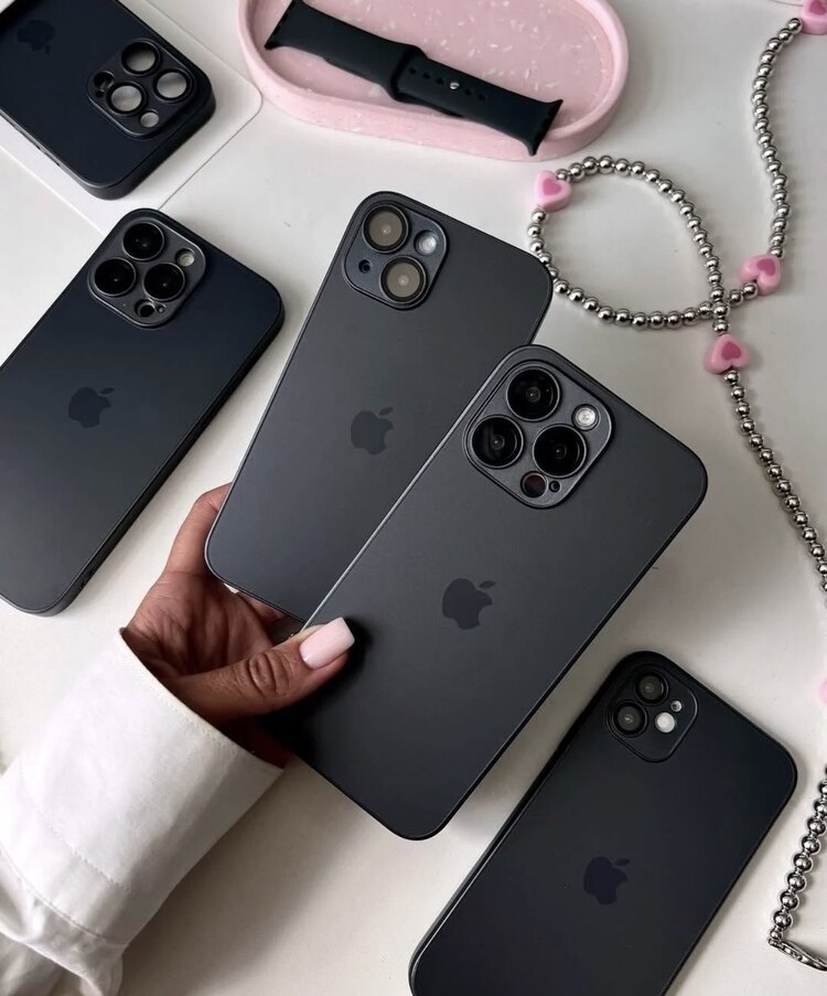 iPhone Ag-Glass Case-Graphite Black