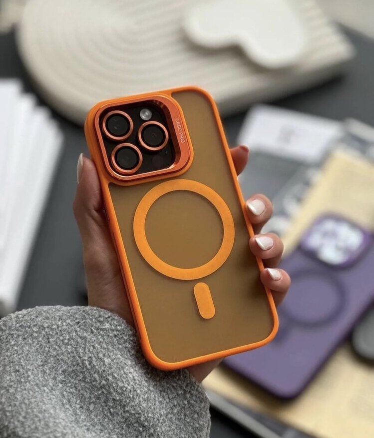 İPhone Case Pro Standlı Kılıf -Turuncu