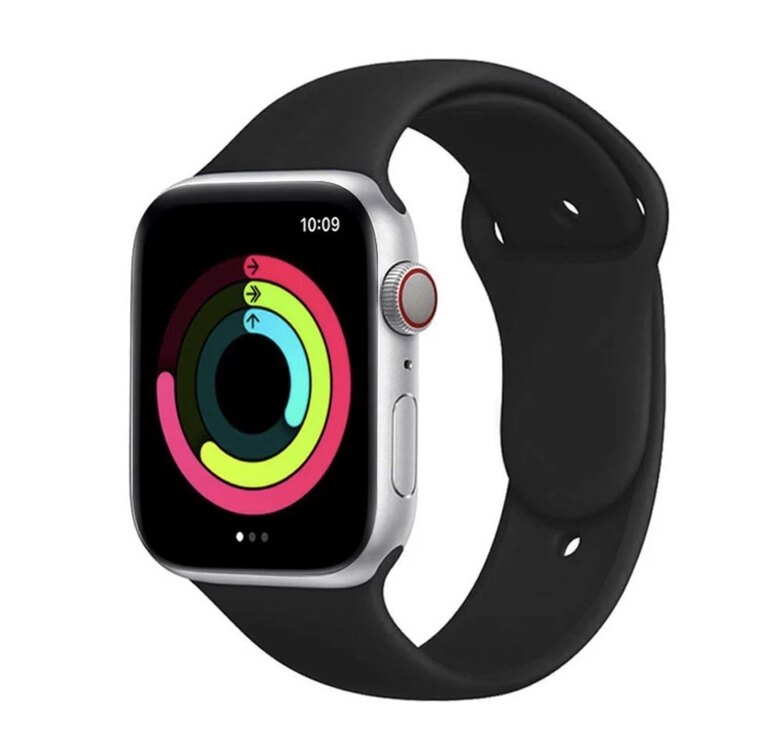 Apple Watch Silicon Kordon - Siyah