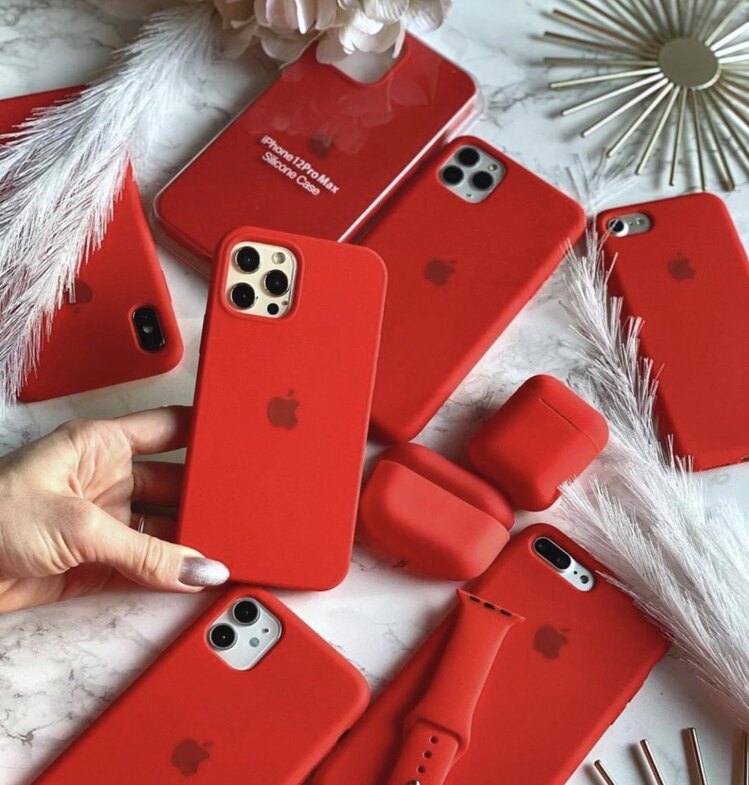 İPhone Lansman Kılıf-Kırmızı