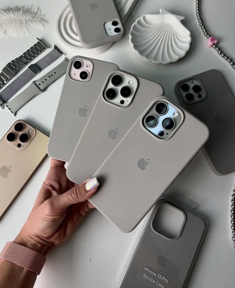 İPhone Lansman Kılıf-Naturel Titanyum