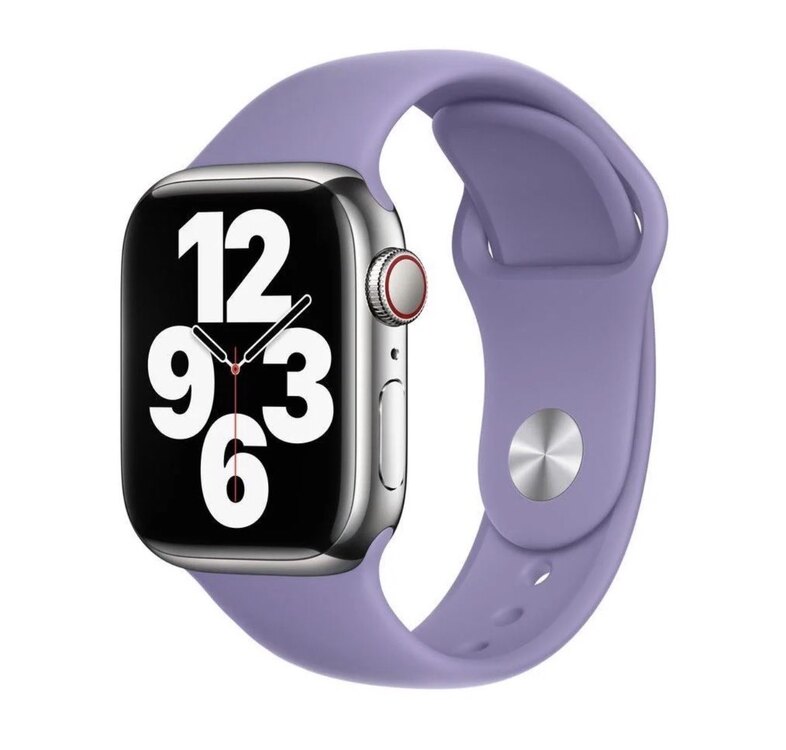 Apple Watch Silicon Kordon - Lavander Grey
