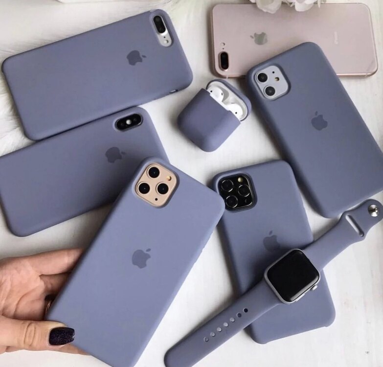 İPhone Lansman Kılıf-Lavander Gray