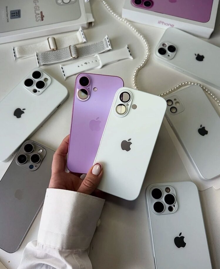 iPhone Ag-Glass Case-Beyaz