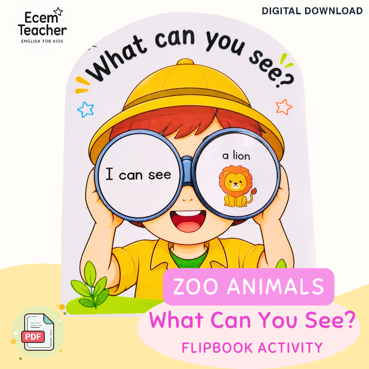 What Can You See? Interactive Binocular Craft Zoo Animals PDF