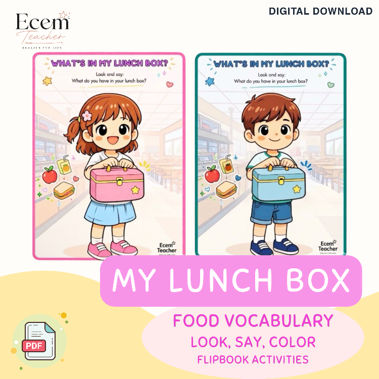 What's In My Lunch Box? Speaking Activity | ESL Food Vocabulary 