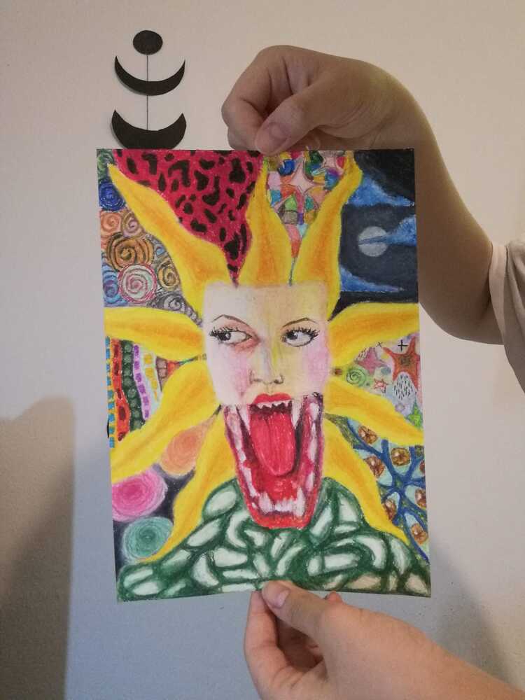 ''Confusion'' adlı çizim,tablo