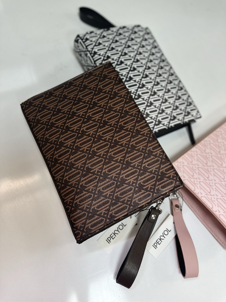 İpekyol clutch kahve