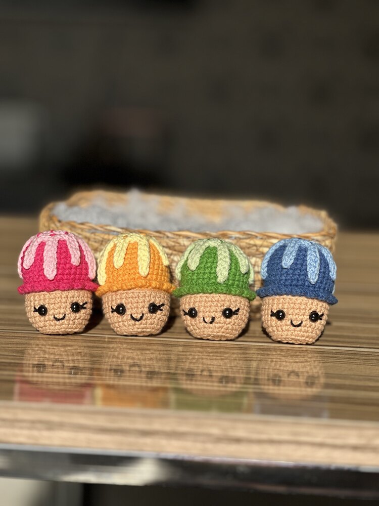 Cupcake Anahtarlık