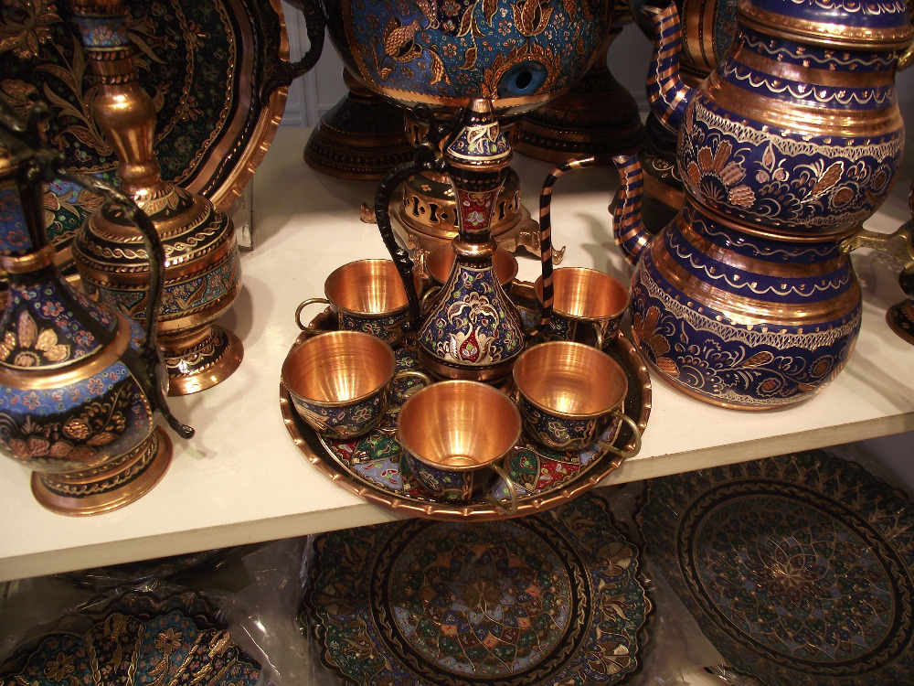 Saf bakır zemzem seti