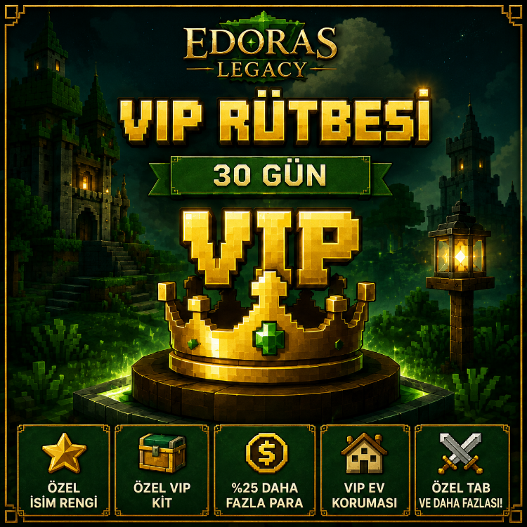 VIP Rütbesi – 30 Gün