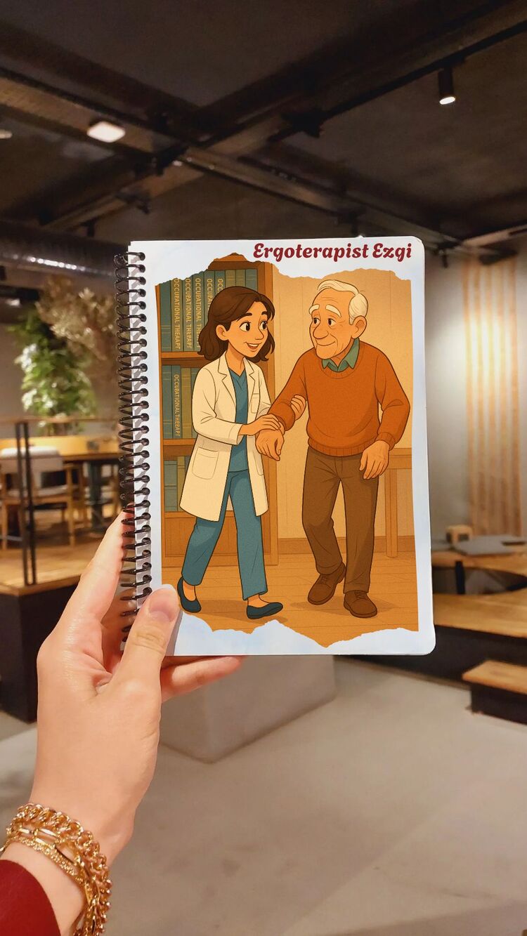 ERGOTERAPİST KİŞİYE ÖZEL NOT DEFTERİ 