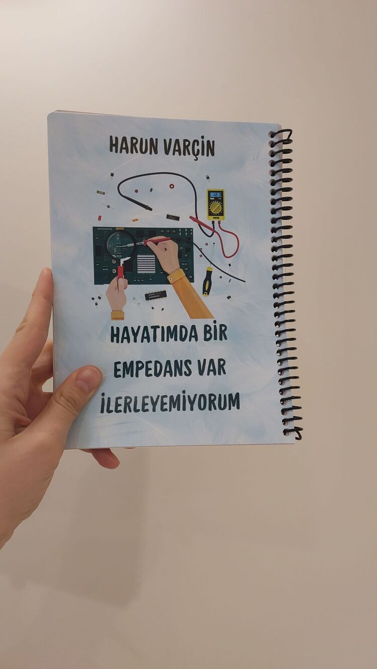 ELEKTRİK VE ELEKTRONİK MÜHENDİSİ KİŞİYE ÖZEL NOT DEFTERİ 