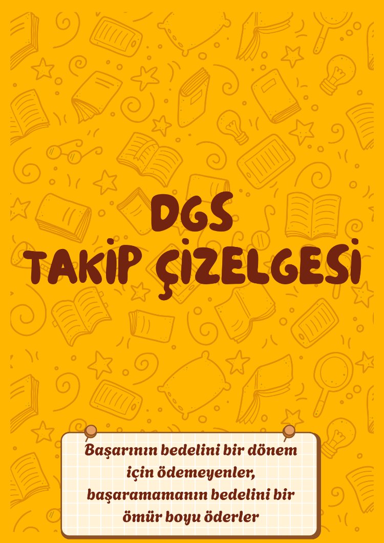 DİJİTAL DGS TAKİP ÇİZELGESİ 