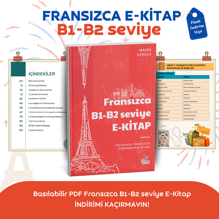 B1–B2 Seviyesi Fransızca E-Kitap