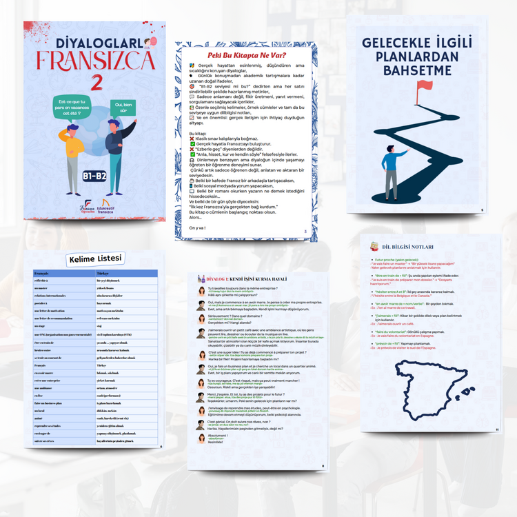Diyaloglarla Fransızca B1-B2 Seviye