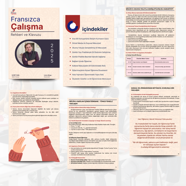 Fransızca Çalışma Rehberi ve Klavuzu
