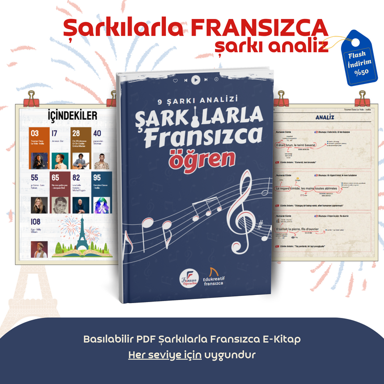 Şarkılarla Fransızca Öğren (Her seviye için uygun)
