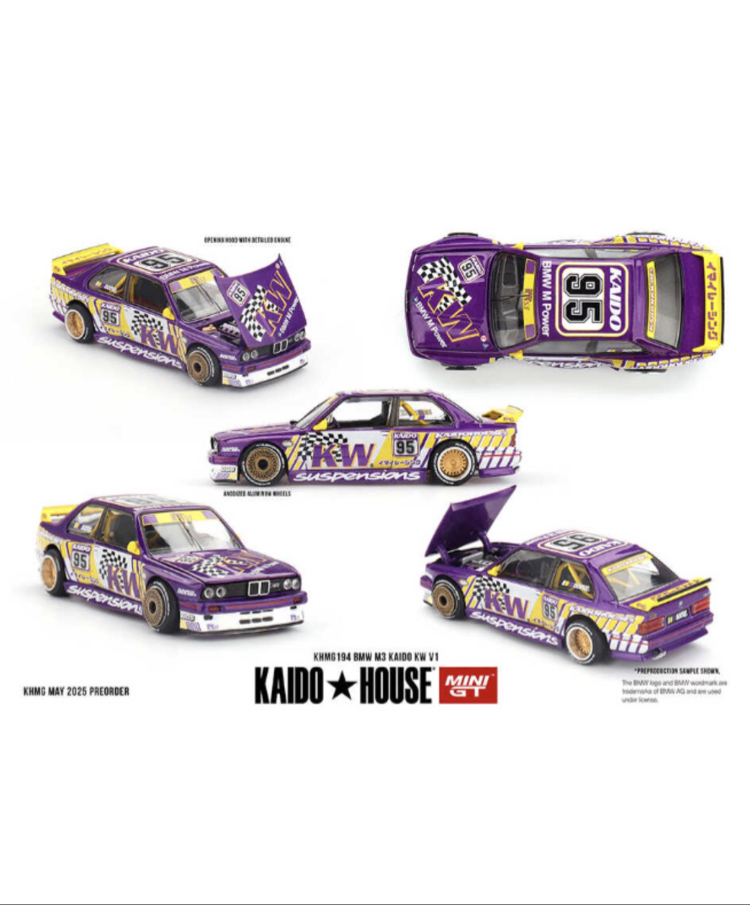 Mini GT Kaido House BMW M3 KW V1