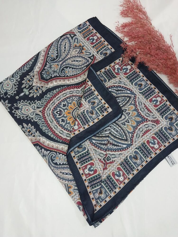 retro desen soft şal 