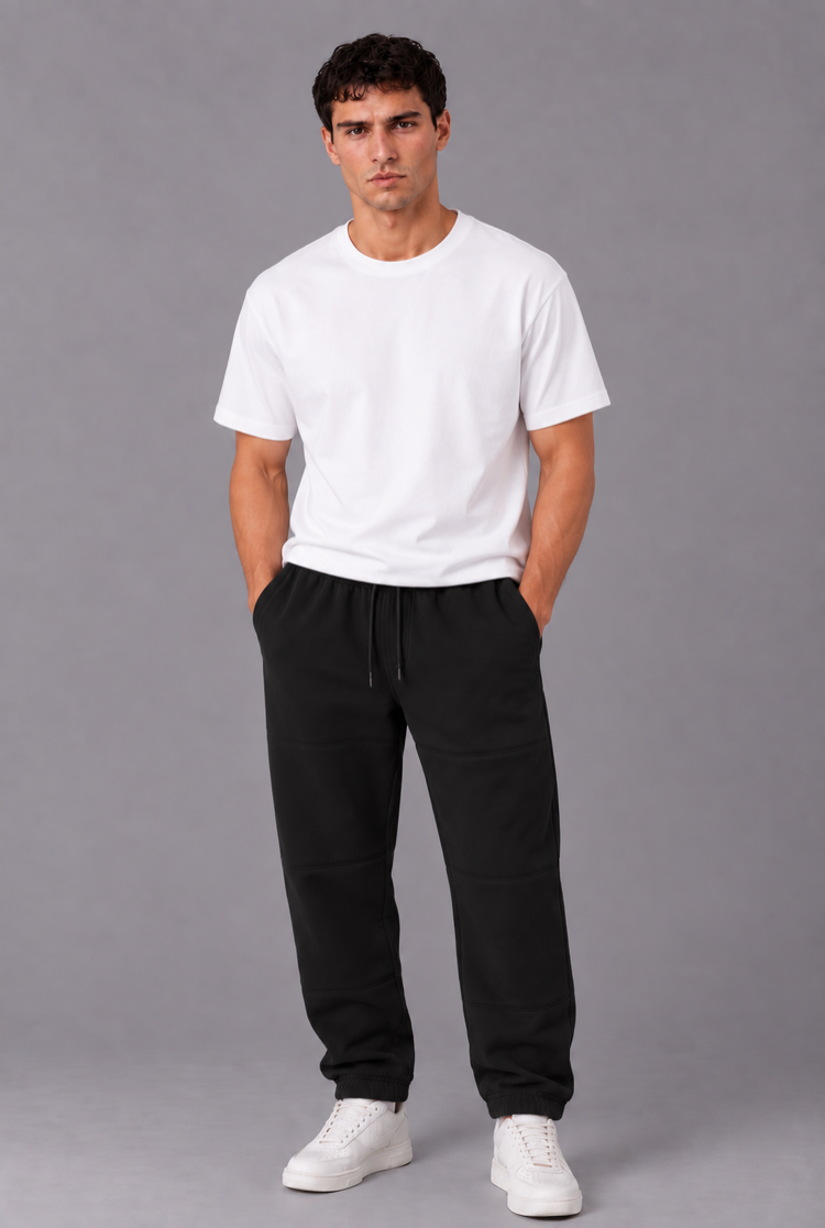 Essential Oversize Eşofman Altı - Siyah