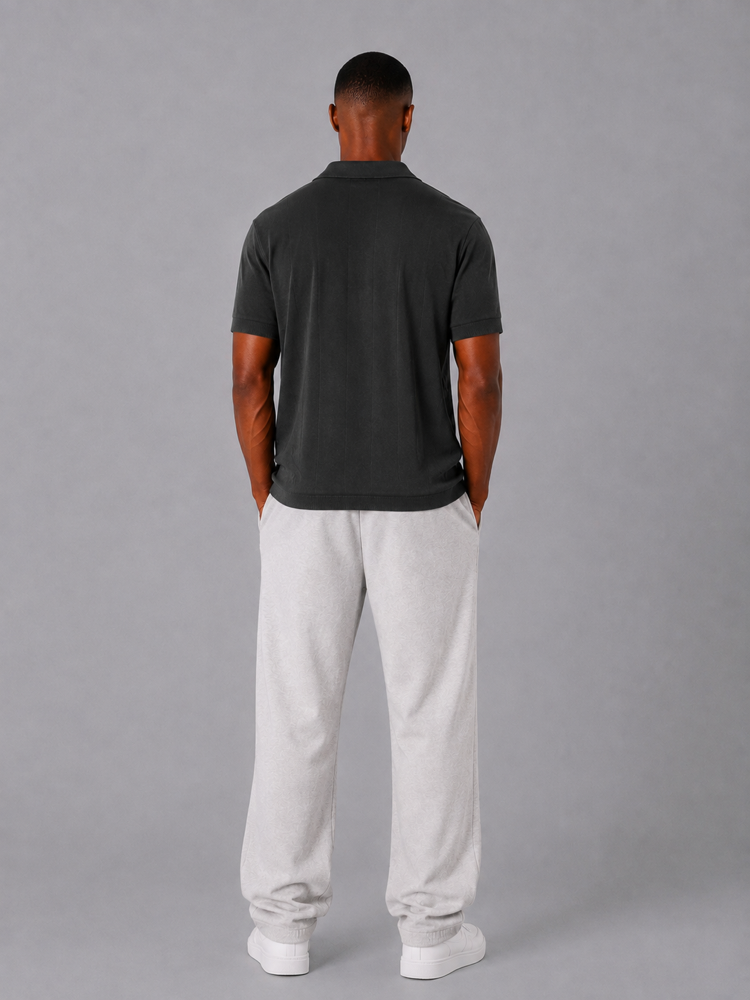 Essential Polo Yaka Örme T-Shirt