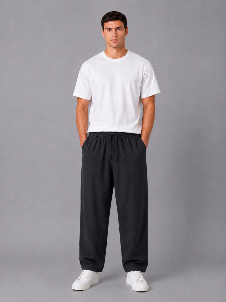 Comfort İnce Keten Pantolon