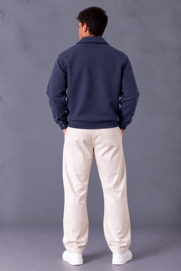 Premium Cepli Bomber Ceket - Lacivert