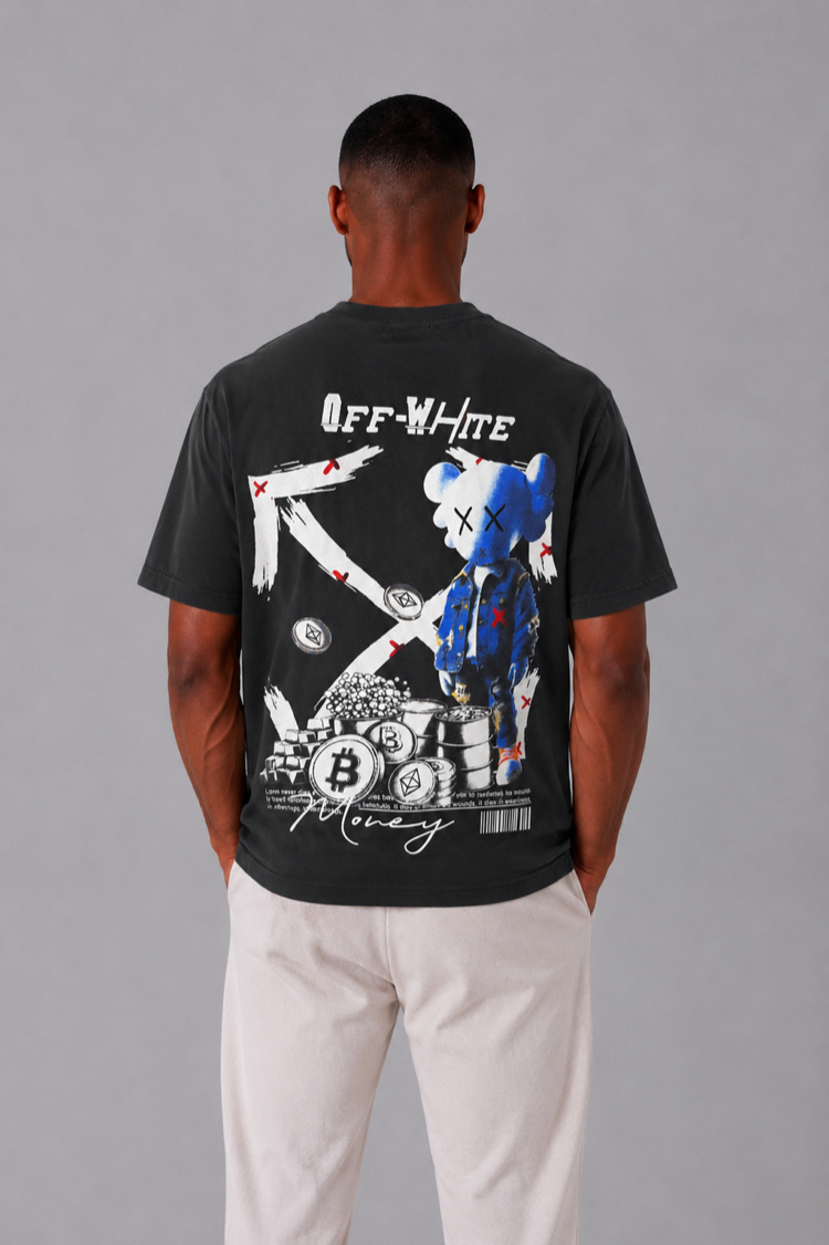 Grafik Baskılı Oversize T-Shirt