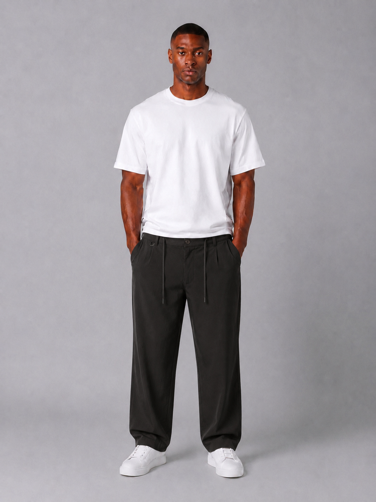 Relax Fit Ayarlanabilir Bağcıklı Pantolon