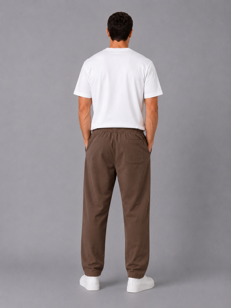 Kahve Relax Baggy Pantolon