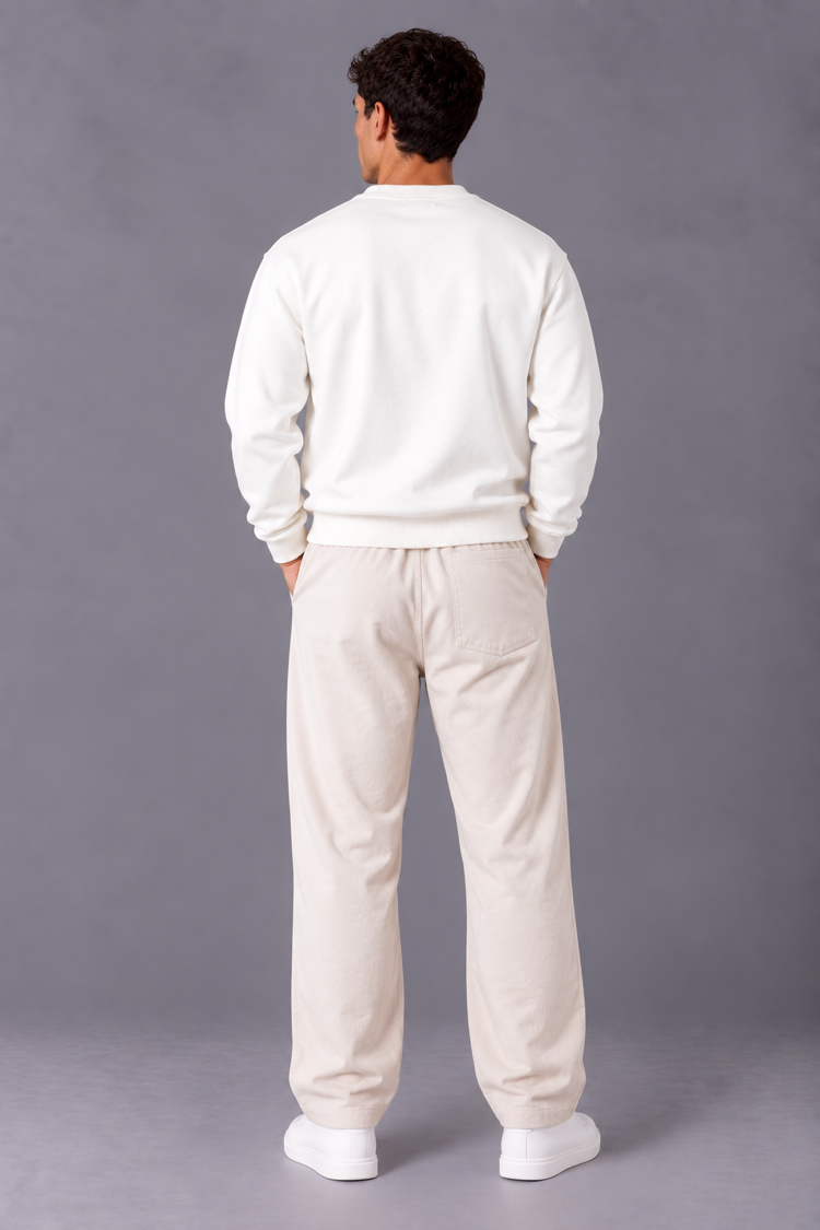 Basic Sweatshirt - Beyaz