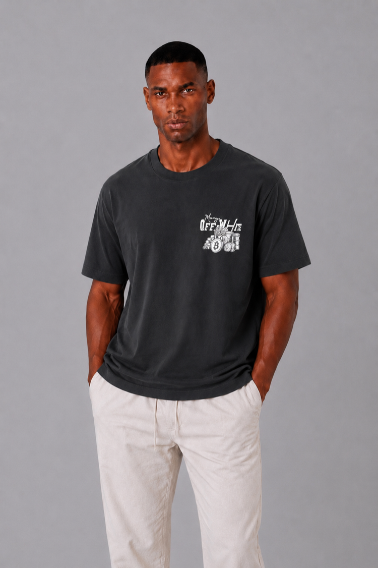Grafik Baskılı Oversize T-Shirt