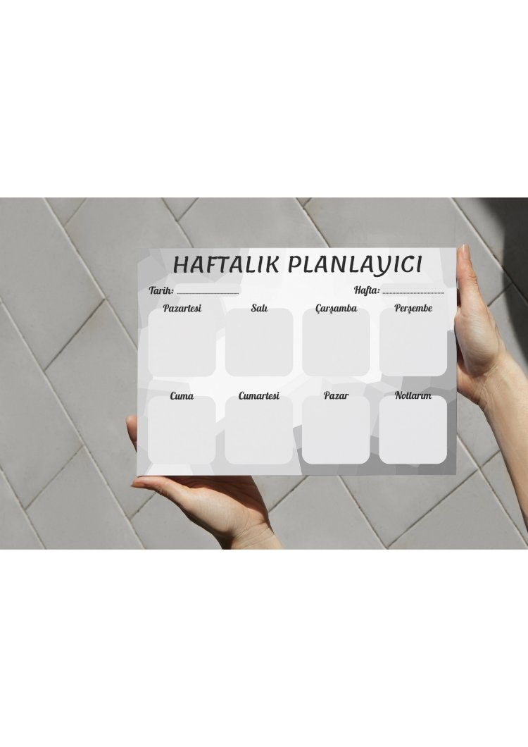 haftalık planlayıcı