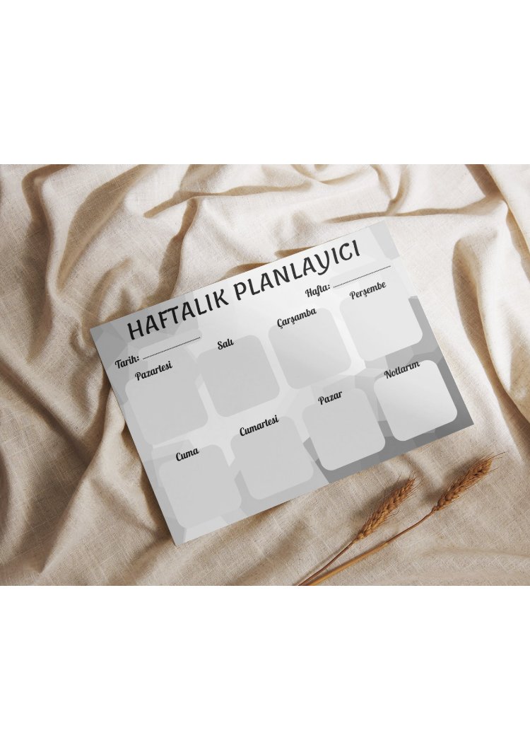 haftalık planlayıcı