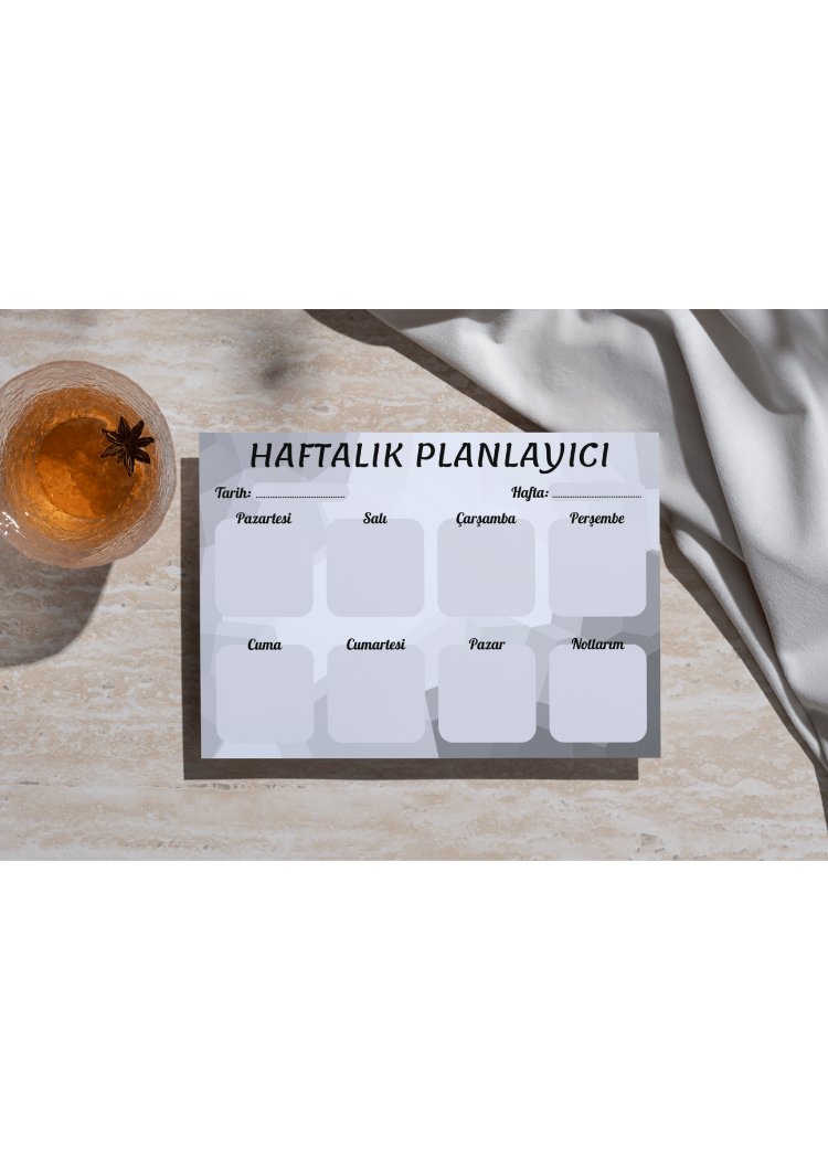 haftalık planlayıcı