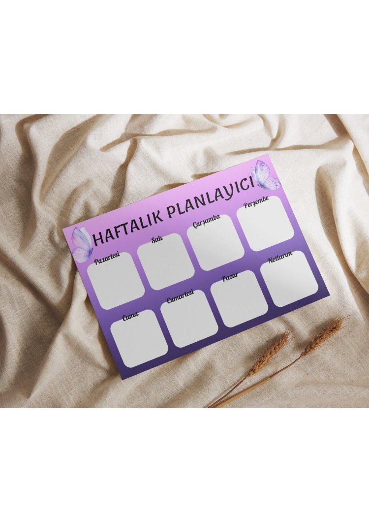 haftalık planlayıcı