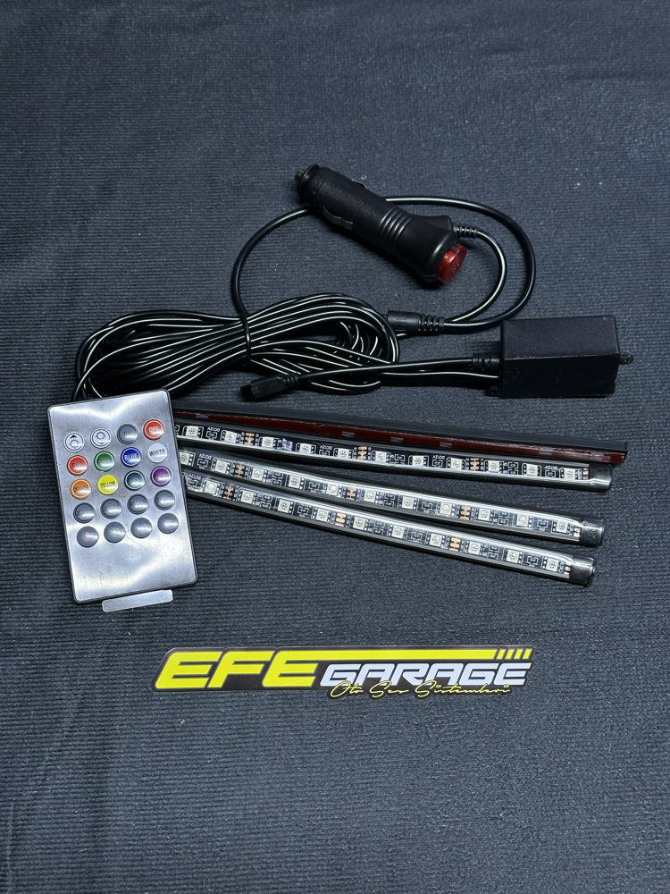 RGB AYAK ALTI LED AYDINLATMA 4’LÜ